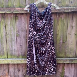 Connected Apparel animal print dress sz. 8